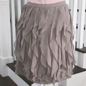 Flirty Club Monaco cascading ruffle mini skirt 🍀